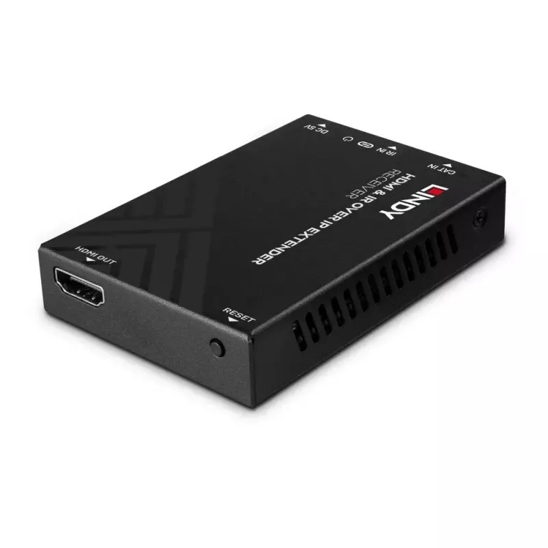AV uztvērējs Lindy HDMI un IR paplašinātājs caur IP Uztvērējs 1920x1080