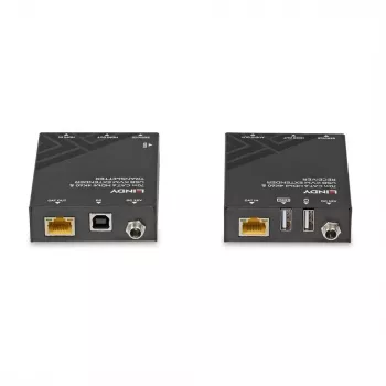 Lindy 70 m Cat.6 HDMI 4K60, USB un Audio KVM Paplašinātājs