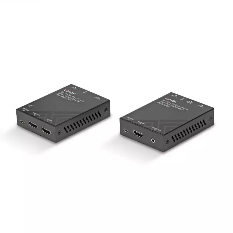 Lindy 70 m Cat.6 HDMI 4K60, USB un Audio KVM Paplašinātājs