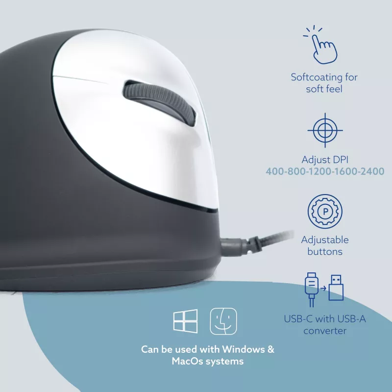 R-Go Tools Ergonomic pele R-Go HE Break with break software RGOHELA