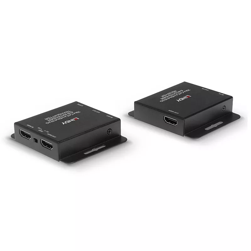 Lindy 70m Cat.6 HDMI 4K30 un IR pagarinātājs ar PoC un Loop Out
