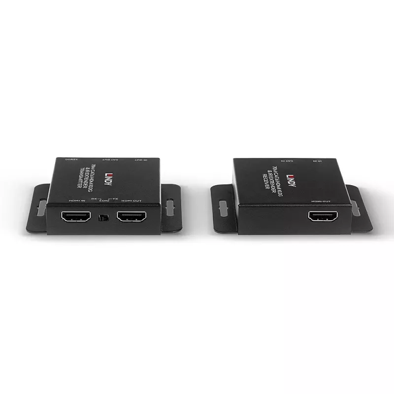 Lindy 70m Cat.6 HDMI 4K30 un IR pagarinātājs ar PoC un Loop Out