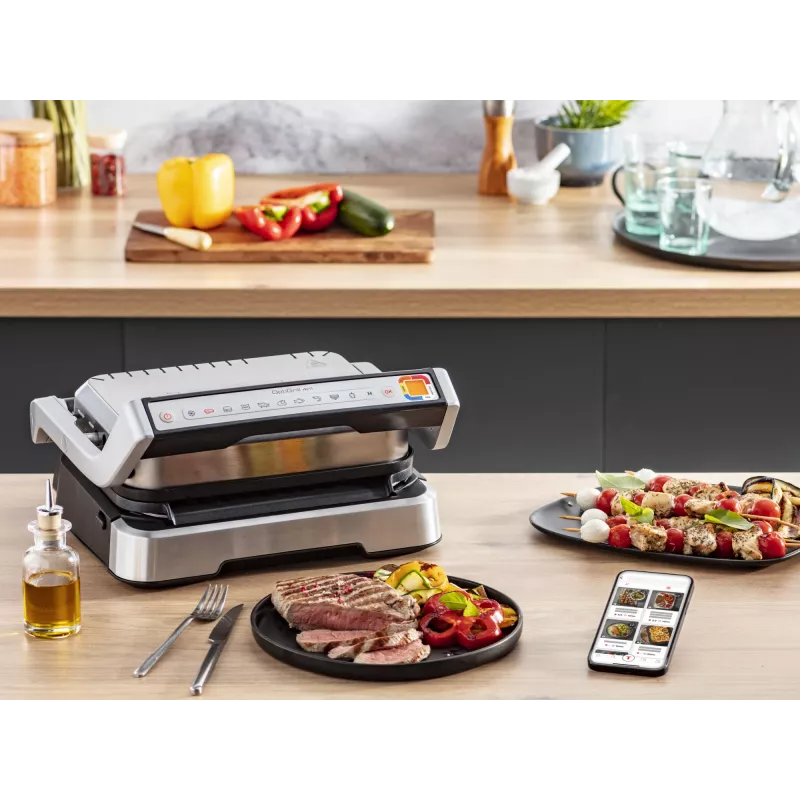 Kontaktgrils Tefal OptiGrill 4in1 GC774D Nerūsējošais tērauds 2100W