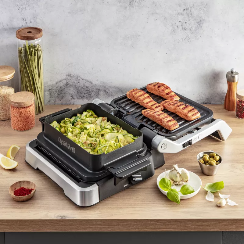 Kontaktgrils Tefal OptiGrill 4in1 GC774D Nerūsējošais tērauds 2100W
