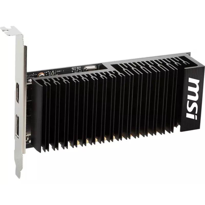 MSI grafikas karte GeForce GT 1030 — 4 GB GDDR4, PCIe 3.0, 1430 MHz paātrinājums, 64 biti, Aktīvā dzesēšana