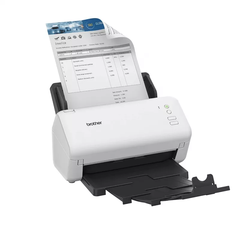 Brother ADS-4100 skeneris ar ADF 600 x 600 DPI A4 Melns, Balts