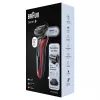 Folijas skuveklis Braun Series 6 61-R1200s SensoFlex SensoFoil Melns Sarkans
