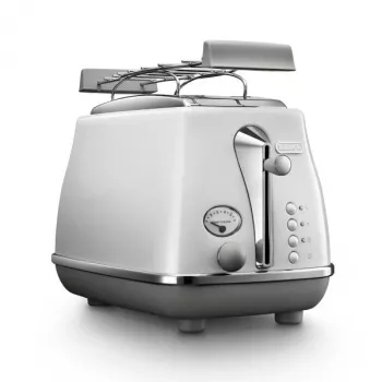 Tosteris De’Longhi CTOC2103.W 2 šķēles 900 W Balts nerūsējošais tērauds