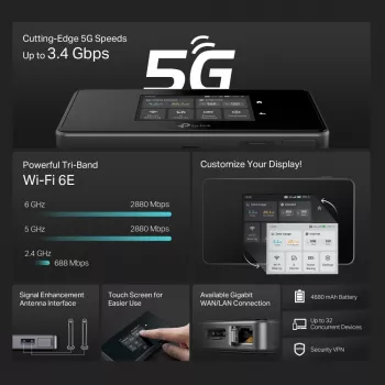 TP-Link M8550(EU) mobilo tīklu ierīce Mobilo tīklu maršrutētājs