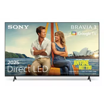 Sony K-55S3 138,7 cm (54,6 collu) 4K Ultra HD viedtelevizors Wi-Fi melns