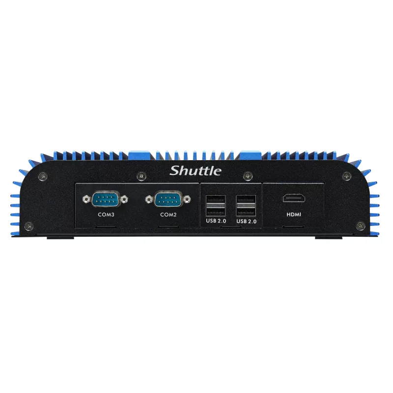 Shuttle BPCAL02-i7 industriālais Box-PC, Core i7-1255U, 2x SO-DIMM, 2x LAN, 1x COM, 1xHDMI, 4x USB, bez ventilatora, 24/7 nepārtraukta darbība