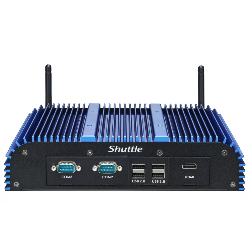 Shuttle BPCAL02-i7 industriālais Box-PC, Core i7-1255U, 2x SO-DIMM, 2x LAN, 1x COM, 1xHDMI, 4x USB, bez ventilatora, 24/7 nepārtraukta darbība