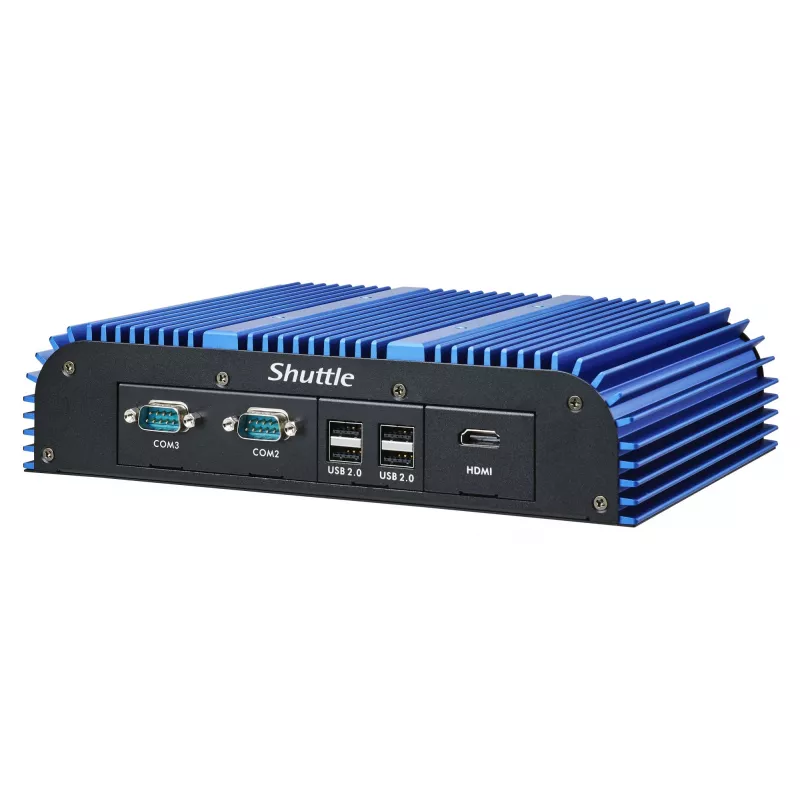 Shuttle BPCAL02-i7 industriālais Box-PC, Core i7-1255U, 2x SO-DIMM, 2x LAN, 1x COM, 1xHDMI, 4x USB, bez ventilatora, 24/7 nepārtraukta darbība