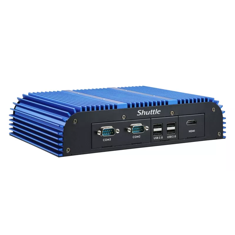 Shuttle BPCAL02-i7 industriālais Box-PC, Core i7-1255U, 2x SO-DIMM, 2x LAN, 1x COM, 1xHDMI, 4x USB, bez ventilatora, 24/7 nepārtraukta darbība