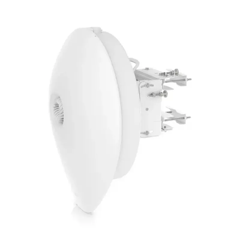 Tīkla tilts UBIQUITI UISP airFiber 60 XG — 6000 Mbit/s, diapazons līdz 4000 m, Gigabit Ethernet, uzstādīšana uz masta, balts