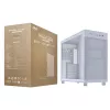 PC korpuss ASUS PRIME AP303 TG balta — ATX/Micro-ATX/Mini-ITX, rūdīts stikls, USB-C, 360 mm GPU atbalsts
