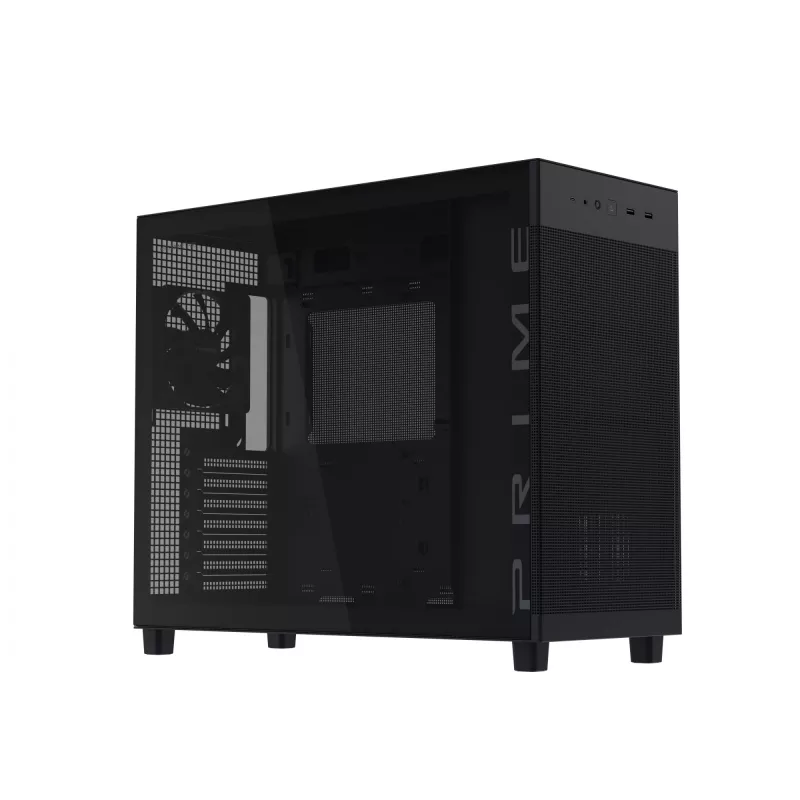 ASUS PRIME AP303 TG Melns, PC, Melns, micro ATX, Mini-ITX, ATX, 16,5 cm, 36 cm, 18 cm