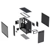 ASUS PRIME AP303 TG Melns, PC, Melns, micro ATX, Mini-ITX, ATX, 16,5 cm, 36 cm, 18 cm