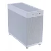 PC korpuss ASUS PRIME AP303 Mesh Midi Tower balts — ATX/Micro ATX/Mini-ITX, GPU līdz 36 cm, barošanas bloks līdz 18 cm, CPU dzesētāja augstums 16,5 cm