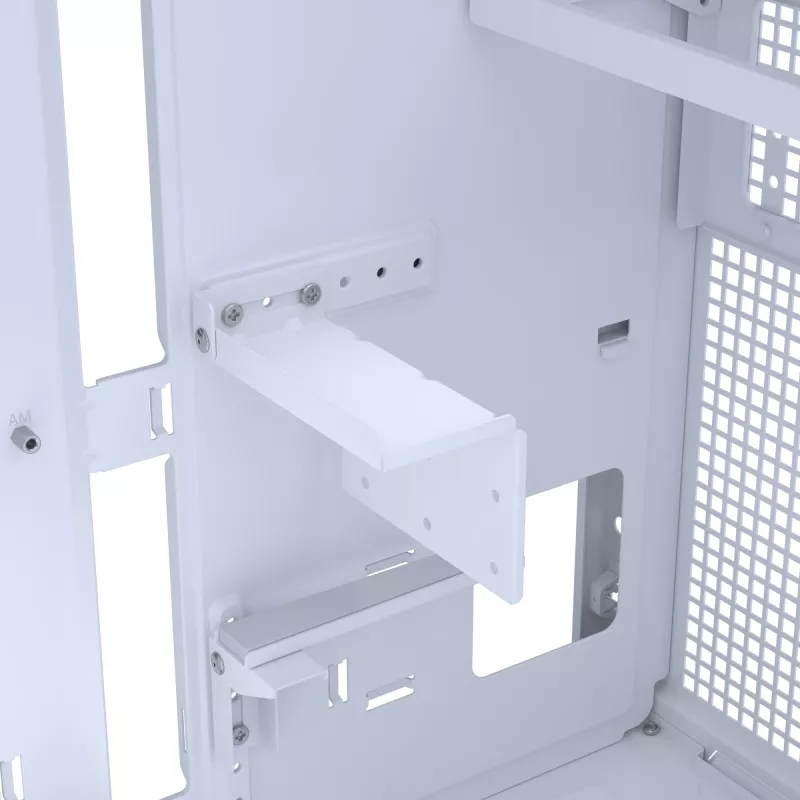 PC korpuss ASUS PRIME AP303 Mesh Midi Tower balts — ATX/Micro ATX/Mini-ITX, GPU līdz 36 cm, barošanas bloks līdz 18 cm, CPU dzesētāja augstums 16,5 cm
