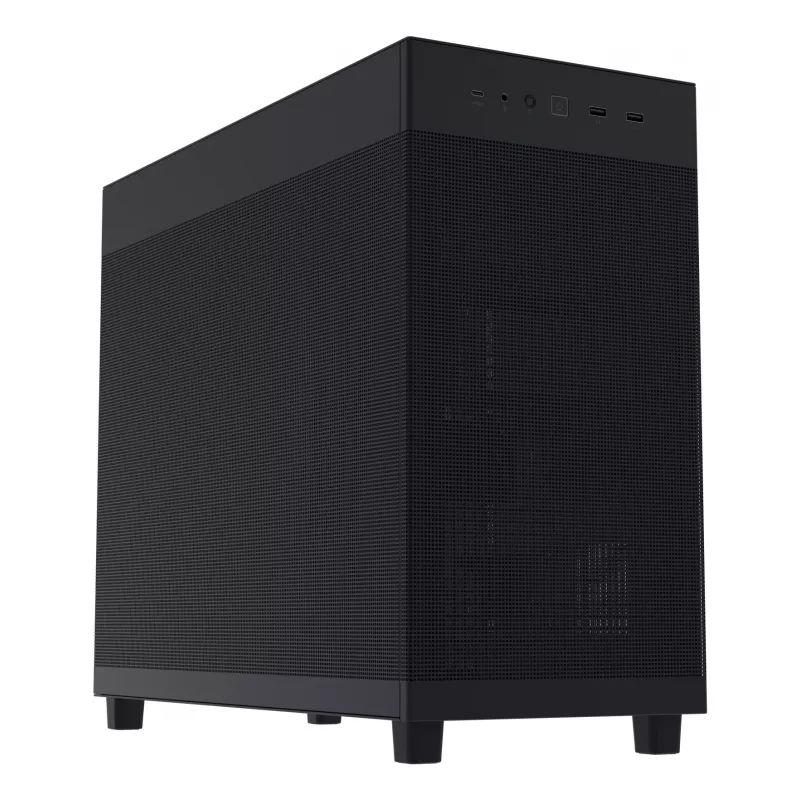 PC korpuss ASUS Prime AP303 Mesh Midi Tower — ATX, atbalsta GPU 36 cm, CPU dzesētāju 165 mm, USB-A 2×, USB-C 1