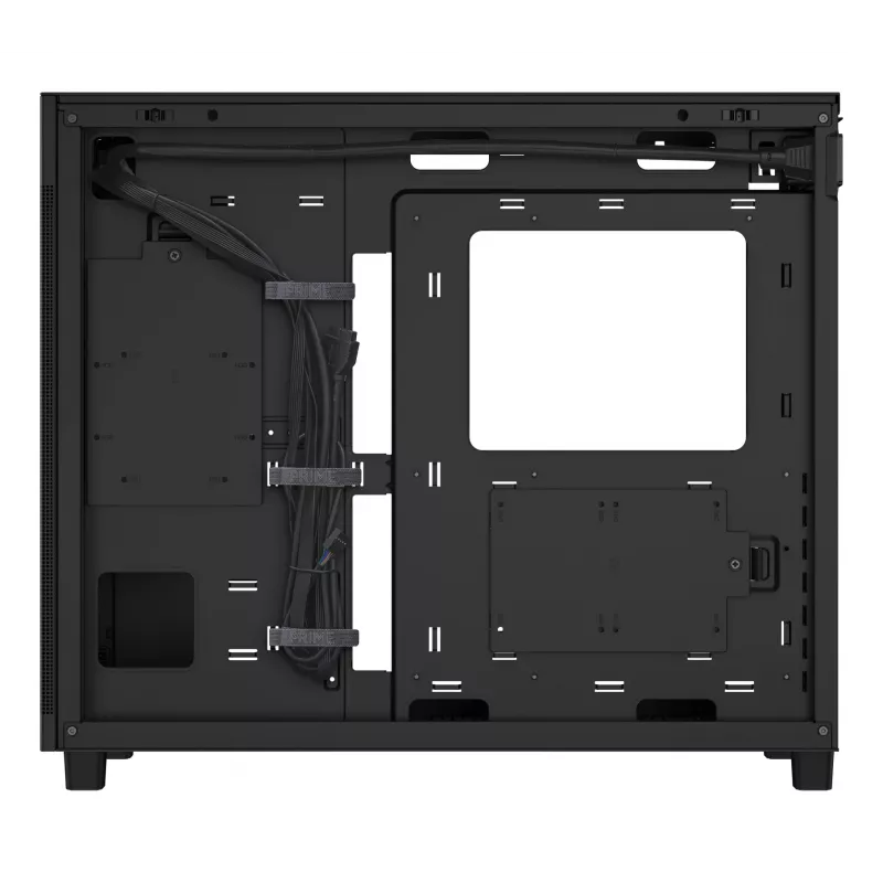 PC korpuss ASUS Prime AP303 Mesh Midi Tower — ATX, atbalsta GPU 36 cm, CPU dzesētāju 165 mm, USB-A 2×, USB-C 1