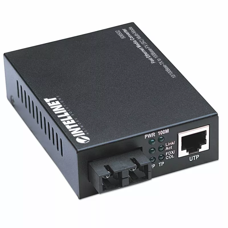Intellinet Fast Ethernet Media Converter, 10/100Base-Tx uz 100Base-Fx (SC) daudzmodu, 2 km