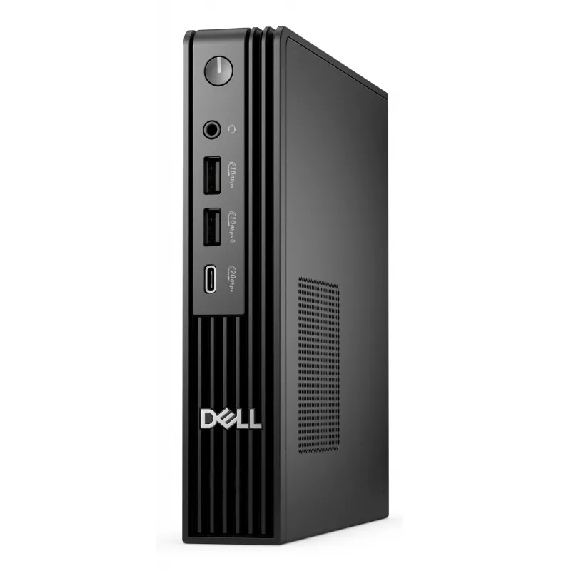 Mini PC Dell Pro QBM1250 Plus — Intel Core Ultra 5 235, 16 GB DDR5, 512 GB NVMe SSD, Windows 11 Pro, Micro PC, Melns