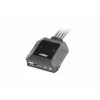 KVM slēdzis ATEN CS22DP-AT 2-portu USB DisplayPort, 4K@30Hz, USB-A konsole, audio, 1.2 m kabelis