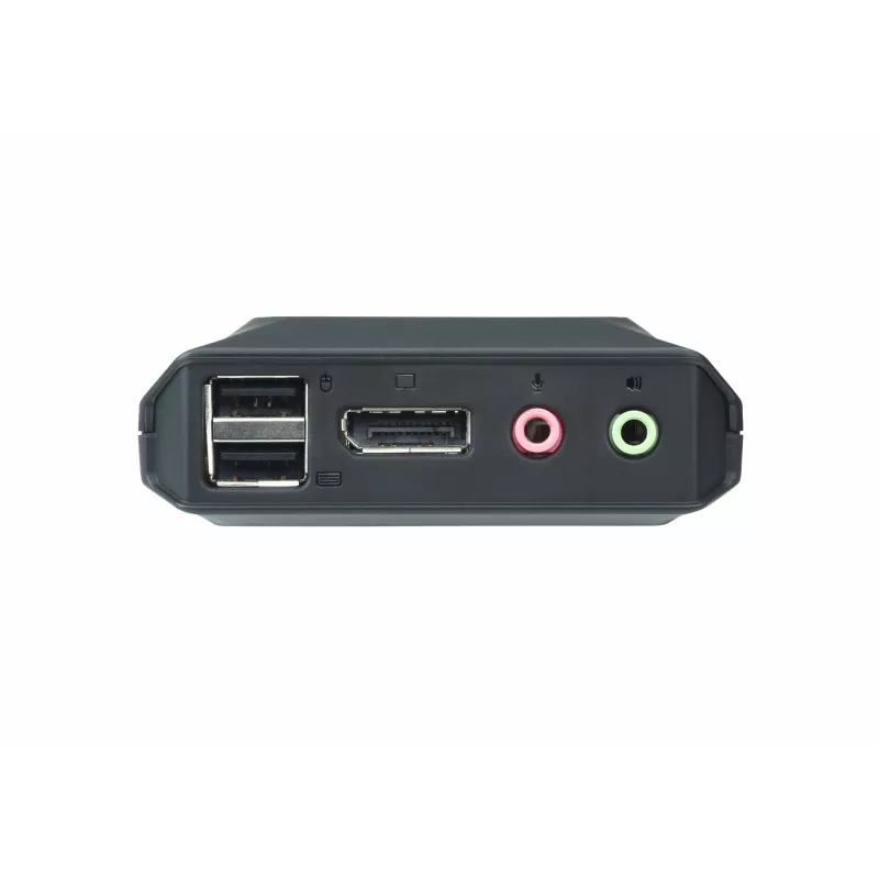 KVM slēdzis ATEN CS22DP-AT 2-portu USB DisplayPort, 4K@30Hz, USB-A konsole, audio, 1.2 m kabelis