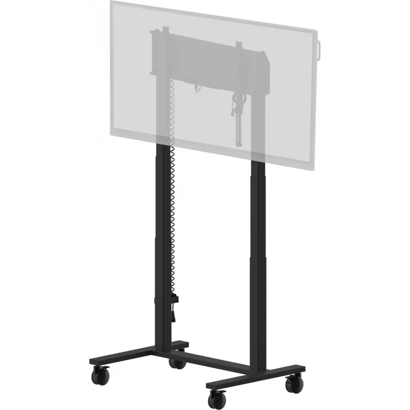 iiyama MD-CAR2031-B1 elektriskais grīdas pacēlājs uz riteņiem displejiem 55–105 collas, maks. 120 kg, VESA 800x600, augstums 850–1800 mm, melns