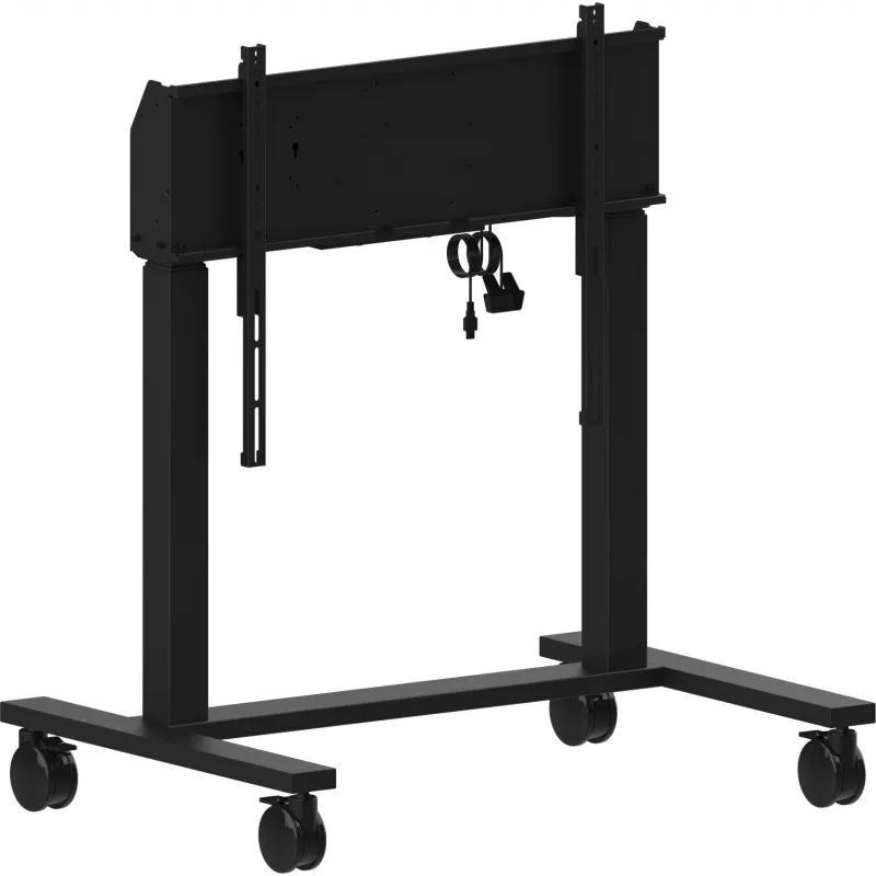 iiyama MD-CAR2031-B1 elektriskais grīdas pacēlājs uz riteņiem displejiem 55–105 collas, maks. 120 kg, VESA 800x600, augstums 850–1800 mm, melns