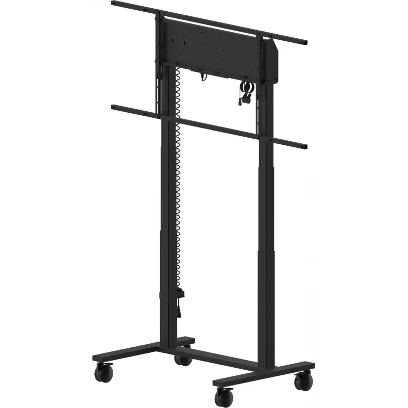 iiyama MD-CAR2031-B1 elektriskais grīdas pacēlājs uz riteņiem displejiem 55–105 collas, maks. 120 kg, VESA 800x600, augstums 850–1800 mm, melns