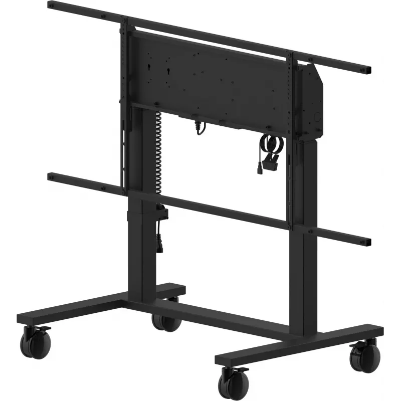 iiyama MD-CAR2031-B1 elektriskais grīdas pacēlājs uz riteņiem displejiem 55–105 collas, maks. 120 kg, VESA 800x600, augstums 850–1800 mm, melns