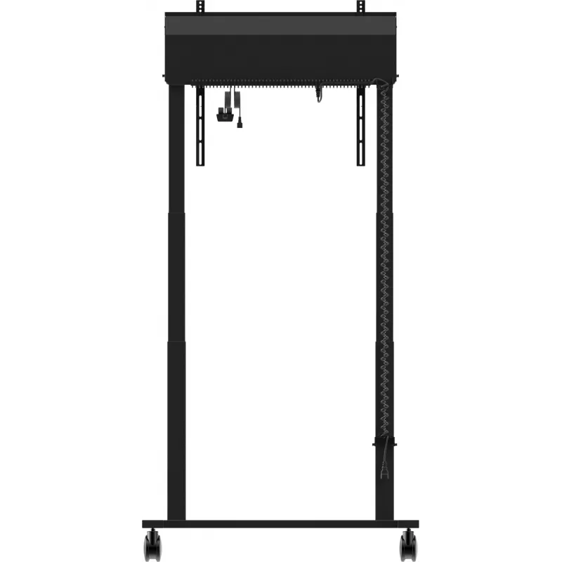 iiyama MD-CAR2031-B1 elektriskais grīdas pacēlājs uz riteņiem displejiem 55–105 collas, maks. 120 kg, VESA 800x600, augstums 850–1800 mm, melns