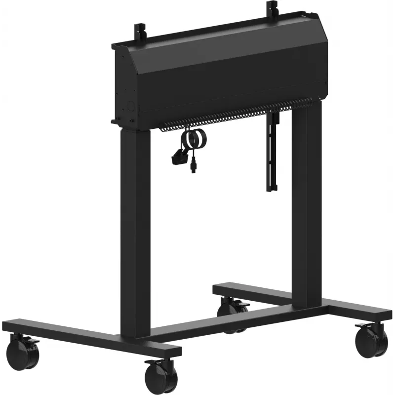 iiyama MD-CAR2031-B1 elektriskais grīdas pacēlājs uz riteņiem displejiem 55–105 collas, maks. 120 kg, VESA 800x600, augstums 850–1800 mm, melns