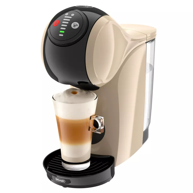Kapsulas kafijas automāts De’Longhi Genio S — 0,8 L ūdens tvertne, 15 bāri, novietojams uz galda virsmas, taupes krāsā