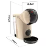 Kapsulas kafijas automāts De’Longhi Genio S — 0,8 L ūdens tvertne, 15 bāri, novietojams uz galda virsmas, taupes krāsā