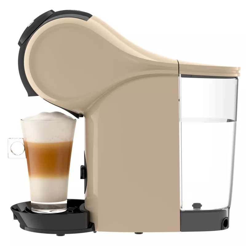 Kapsulas kafijas automāts De’Longhi Genio S — 0,8 L ūdens tvertne, 15 bāri, novietojams uz galda virsmas, taupes krāsā