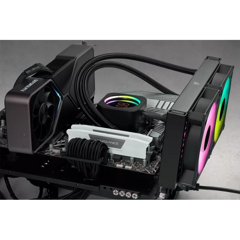 Corsair Vengeance CMK32GX5M2B6000Z30W, 32 GB, 2 x 16 GB, DDR5, 6000 MHz, 288-pin DIMM, Weiß