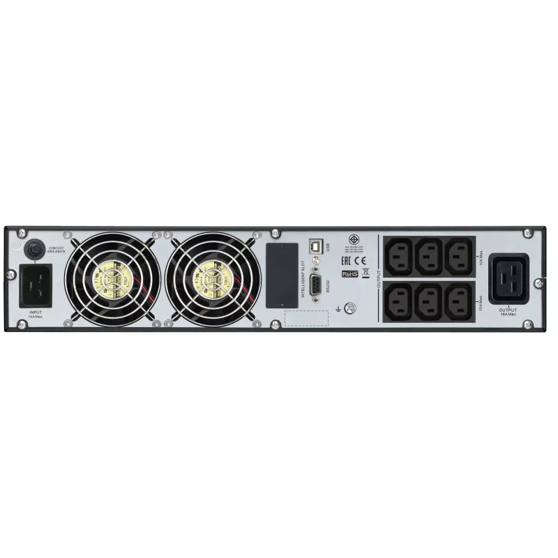 APC SRV3KRI nepārtrauktās barošanas avots (UPS) Dubultās pārveidošanas (Online) 3 kVA 2400 W 7 AC kontaktligzdas