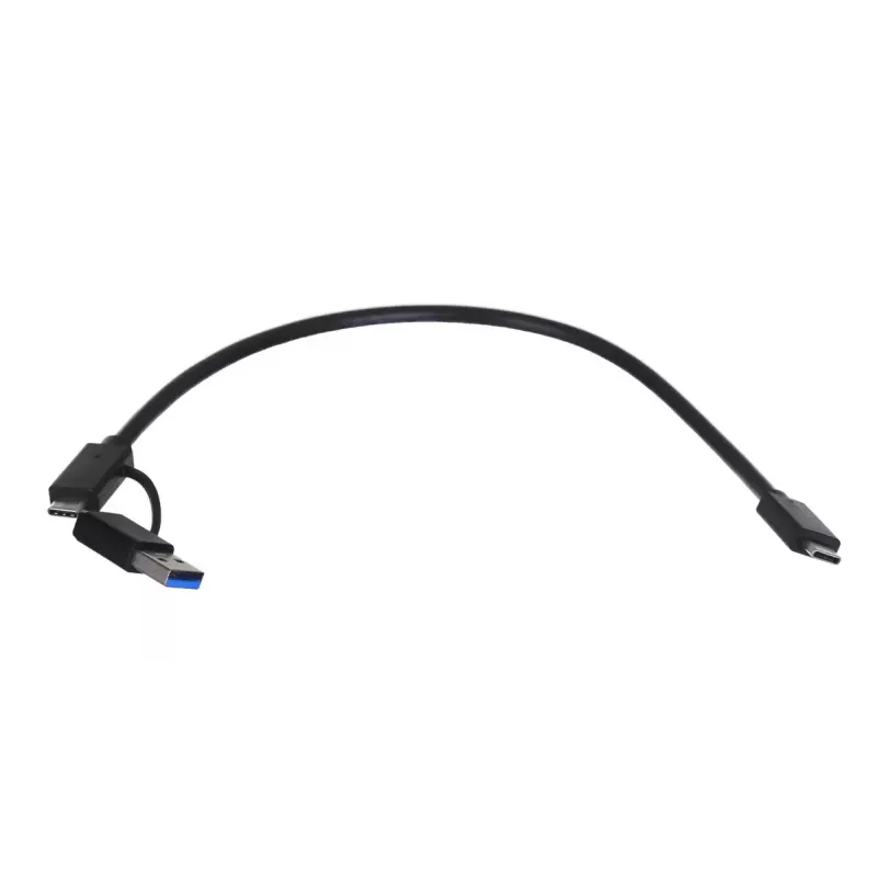 USB-C centrmezgls Unitek S1222A SolidForce+ — HDMI 4K, Ethernet, SATA III, 10 Gbit/s, alumīnija korpuss, melns