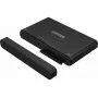 USB-C centrmezgls Unitek S1222A SolidForce+ — HDMI 4K, Ethernet, SATA III, 10 Gbit/s, alumīnija korpuss, melns