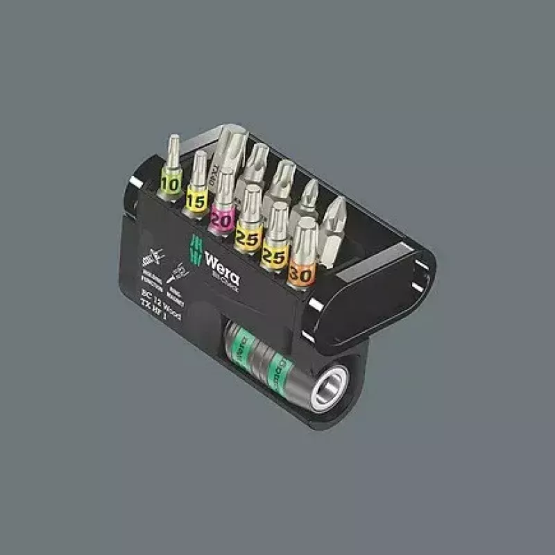 Wera 05073641001 Bit-Check 12 Wood TORX HF 1 SB bitu komplekts