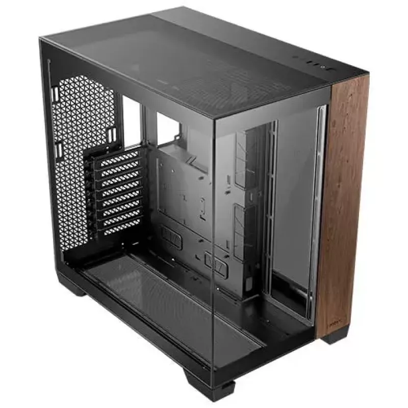 Antec C8 Wood Full Tower melnā krāsā datora korpuss