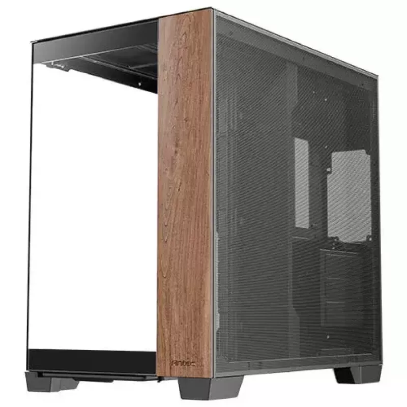 Antec C8 Wood Full Tower melnā krāsā datora korpuss