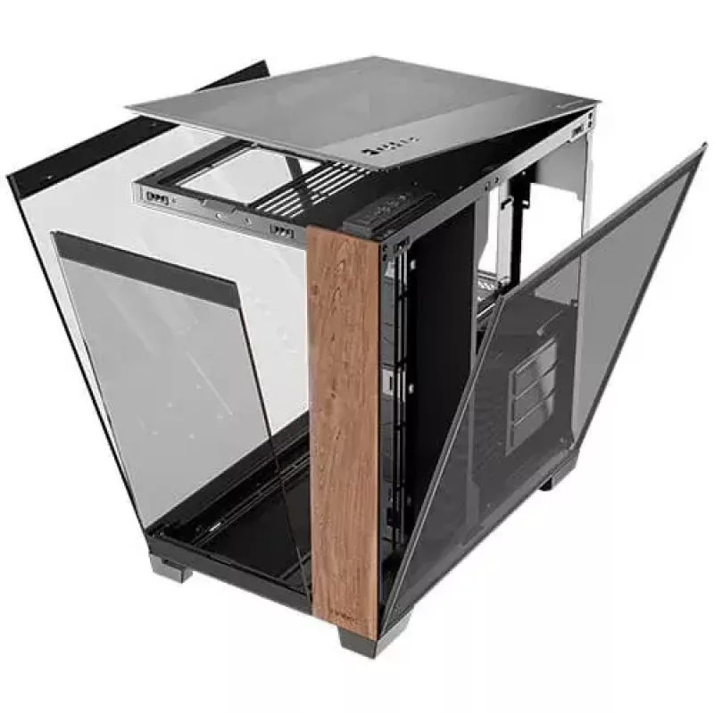 Antec C8 Wood Full Tower melnā krāsā datora korpuss