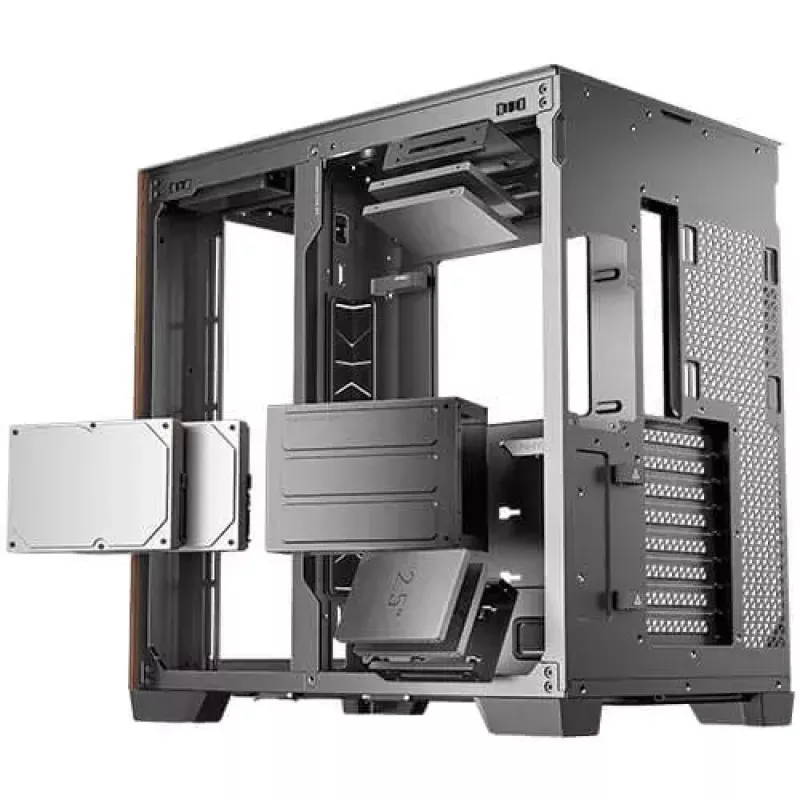 Antec C8 Wood Full Tower melnā krāsā datora korpuss
