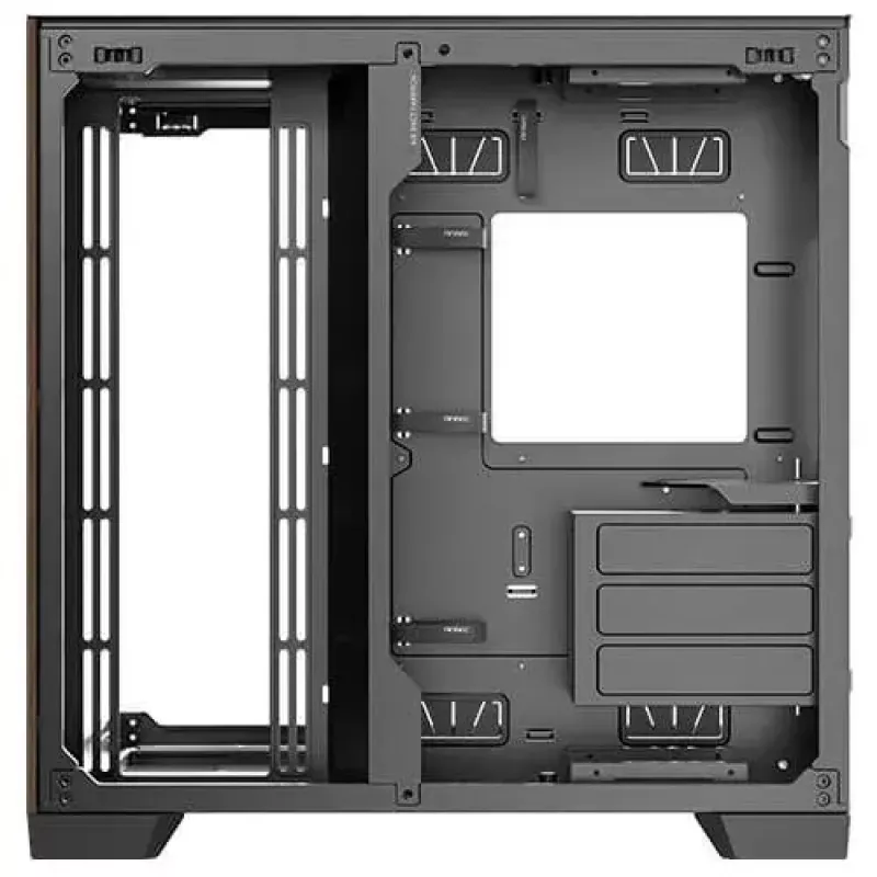 Antec C8 Wood Full Tower melnā krāsā datora korpuss