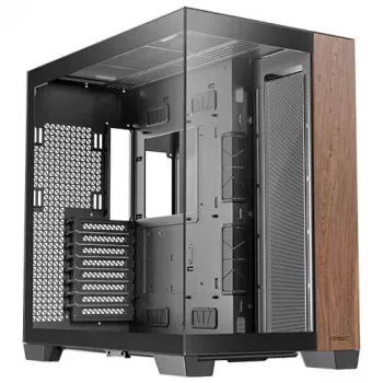 Antec C8 Wood Full Tower melnā krāsā datora korpuss